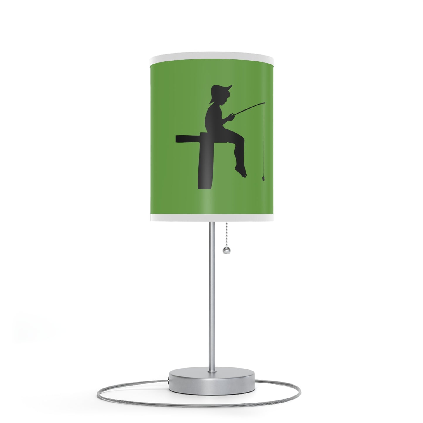 Lamp on a Stand, US|CA plug: Fishing Green