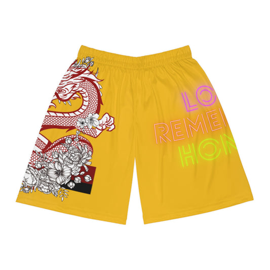 Basketball Shorts: Dragons Yellow