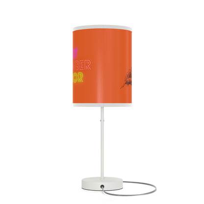 Lamp on a Stand, US|CA plug: Writing Orange