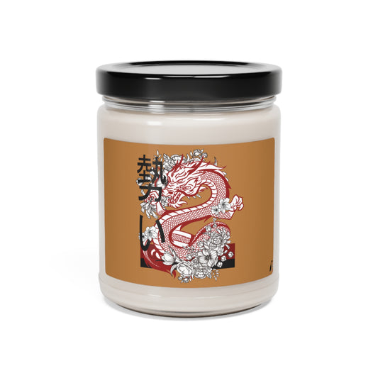 Scented Soy Candle, 9oz: Dragons Lite Brown