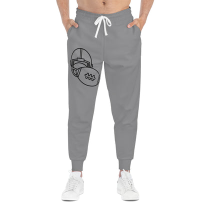 Athletic Joggers: Football Grey