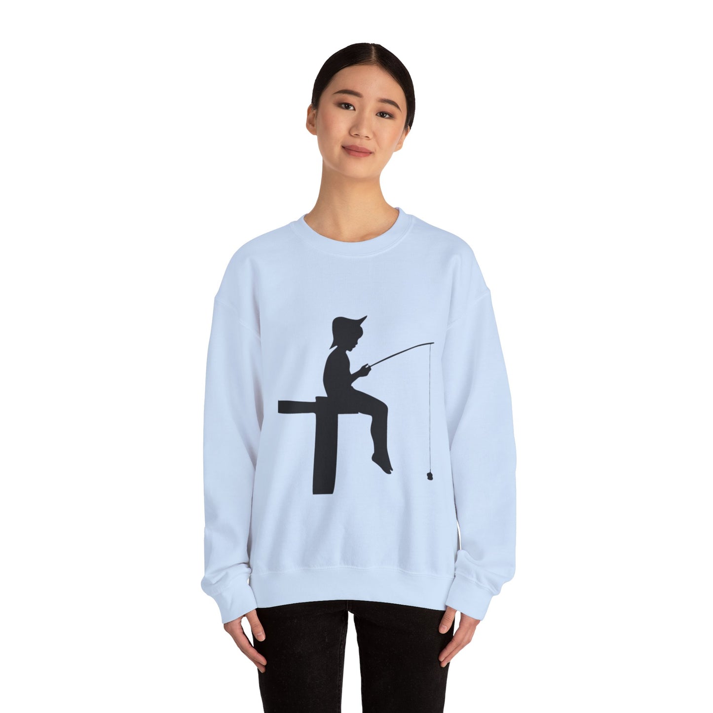 Heavy Blend™ Crewneck Sweatshirt: Fishing #2