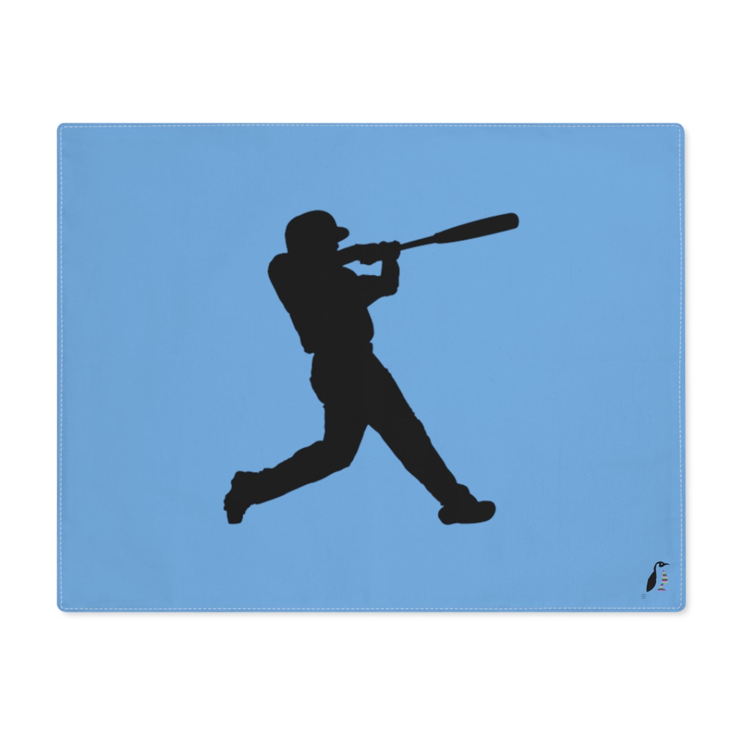 Placemat, 1pc: Baseball Lite Blue