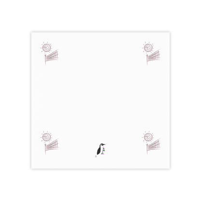 Post-it® Note Pads: Volleyball White