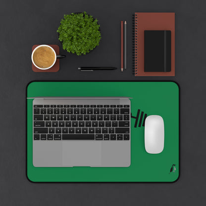 Desk Mat: Weightlifting Dark Green