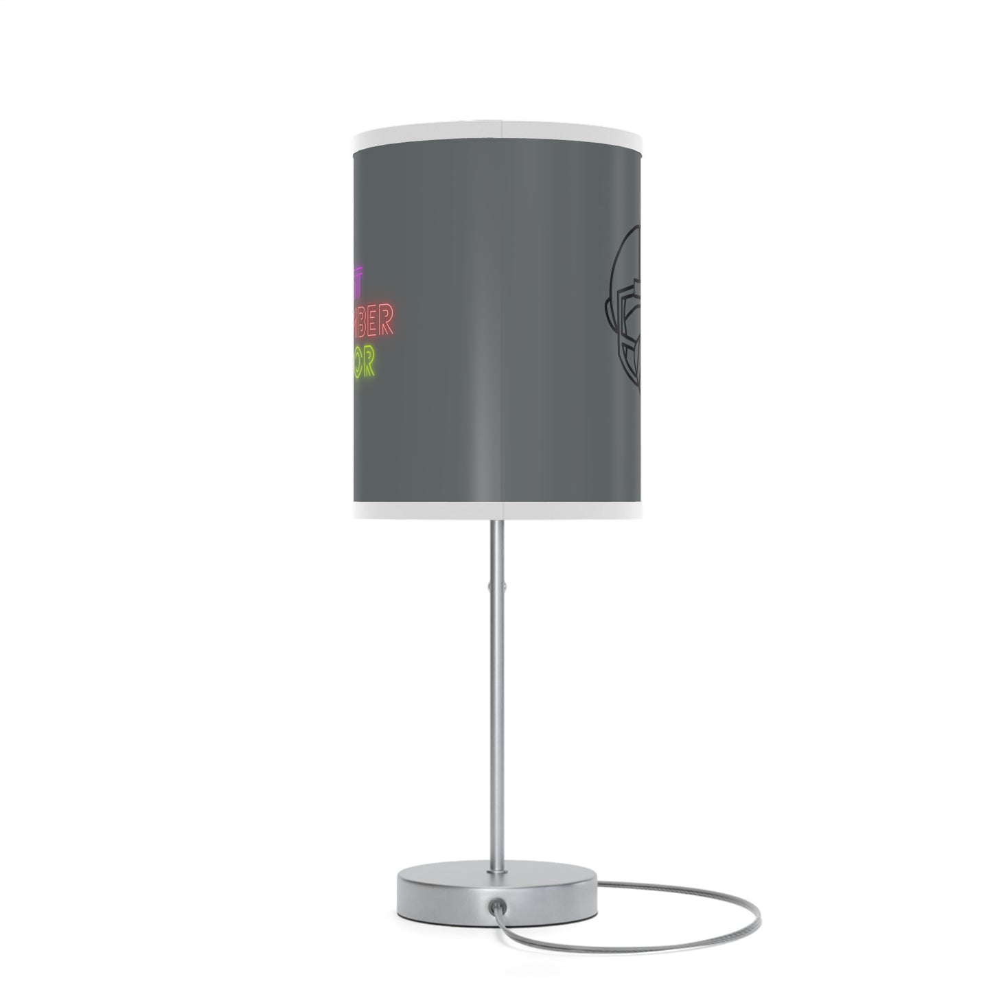 Lamp on a Stand, US|CA plug: Football Dark Grey