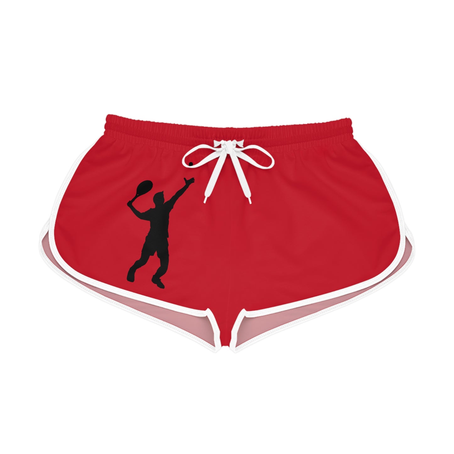 Women's Relaxed Shorts: Tennis Dark Red