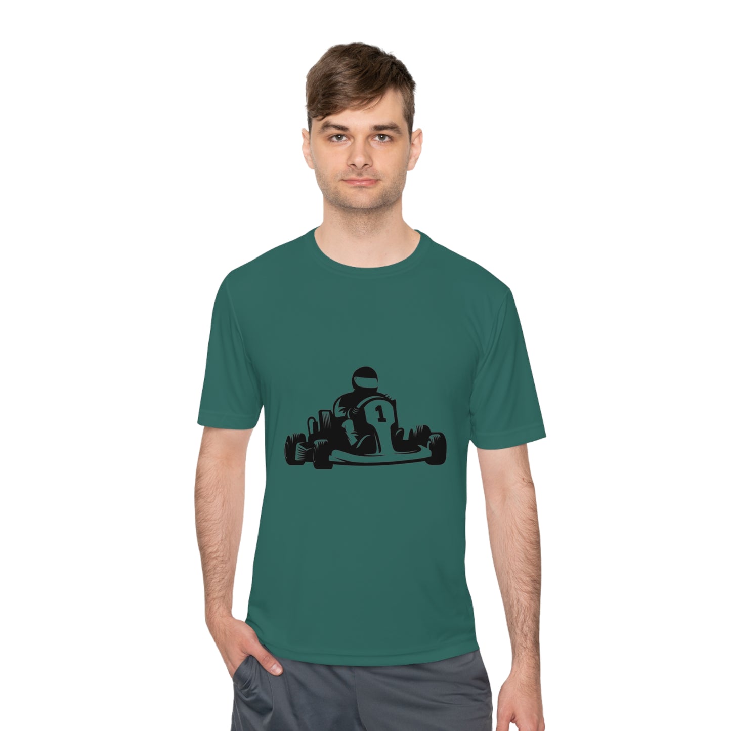 Moisture Wicking Tee: Racing #2