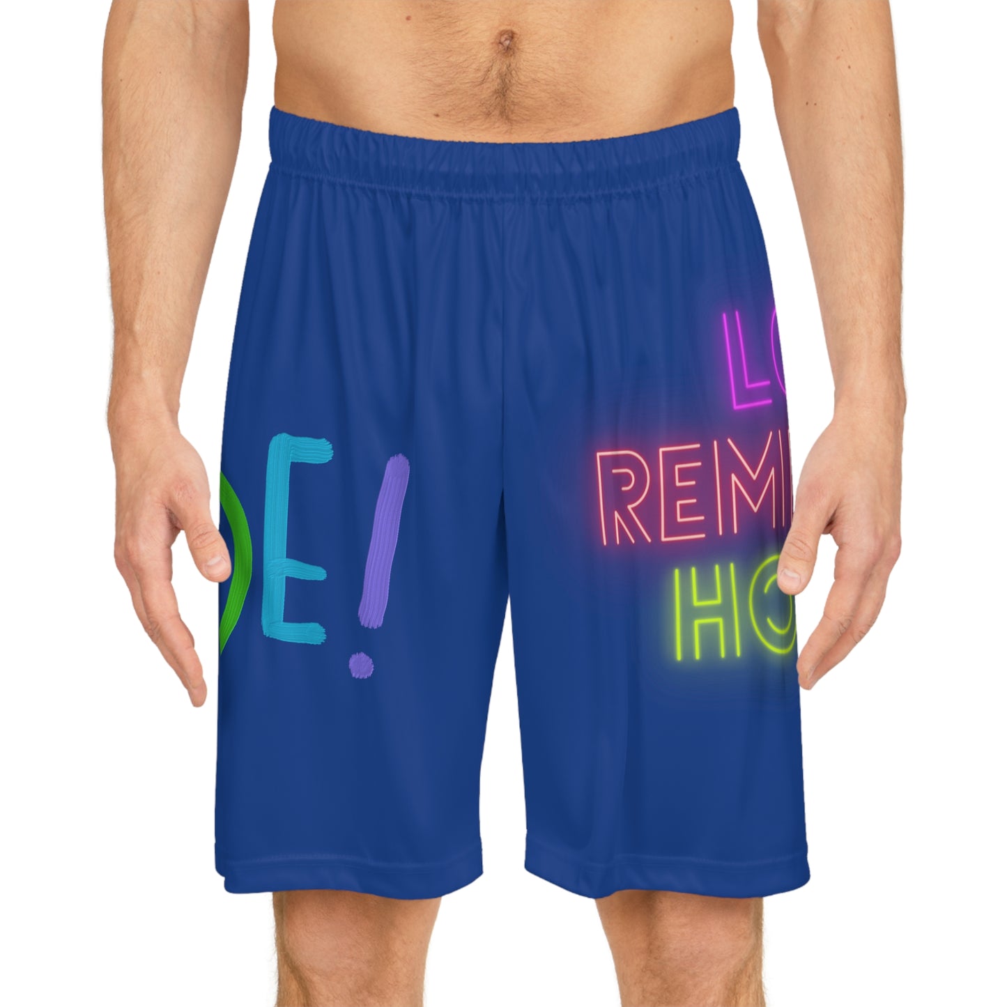 Basketball Shorts: LGBTQ Pride Dark Blue