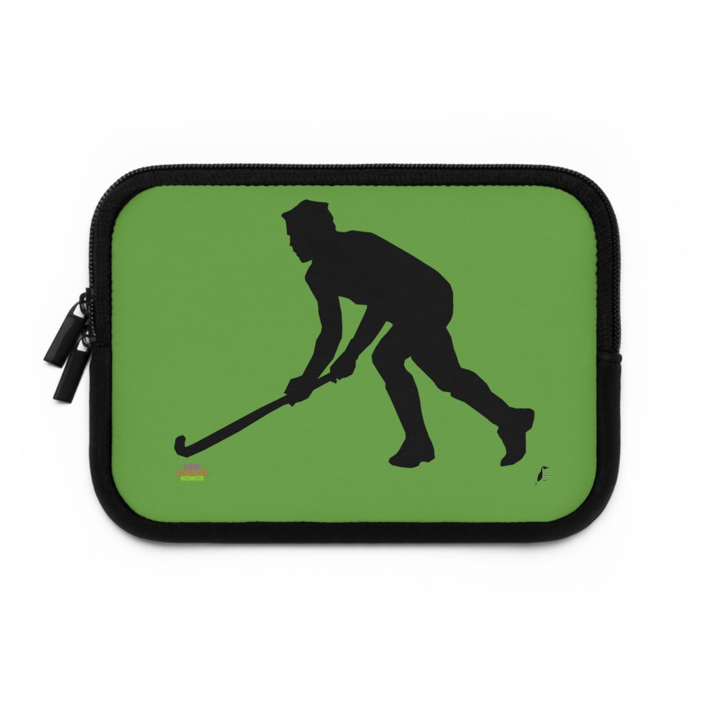 Laptop Sleeve: Hockey Green