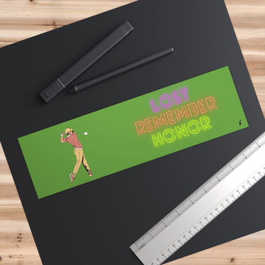 Bumper Stickers: Golf Green