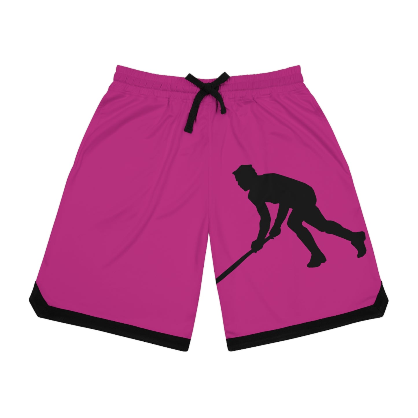 Basketball Rib Shorts: Hockey Pink