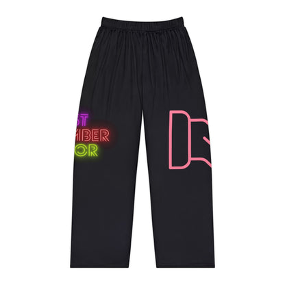 Pambabaeng Pajama Pants: Fight Cancer Black 