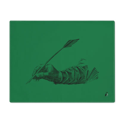 Placemat, 1pc: Writing Dark Green