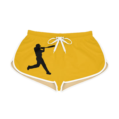 Women's Relaxed Shorts: Baseball Yellow