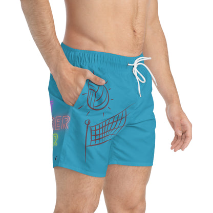 Swim Trunks: Volleyball Turquoise