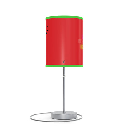 Lamp on a Stand, US|CA plug: Tennis Red