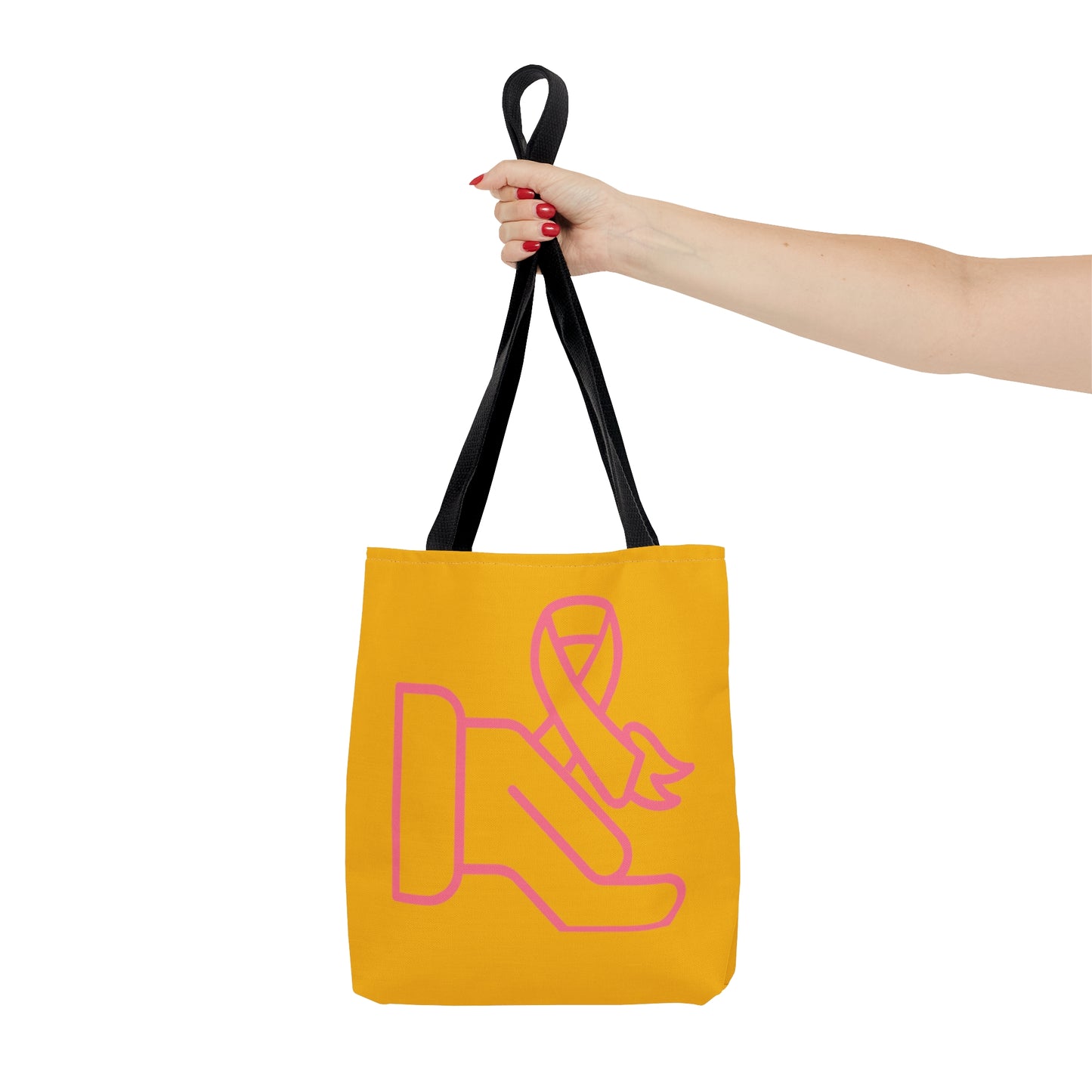 Tote Bag: Fight Cancer Yellow