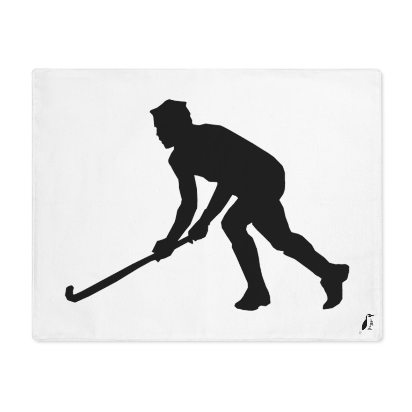 Placemat, 1pc: Hockey White