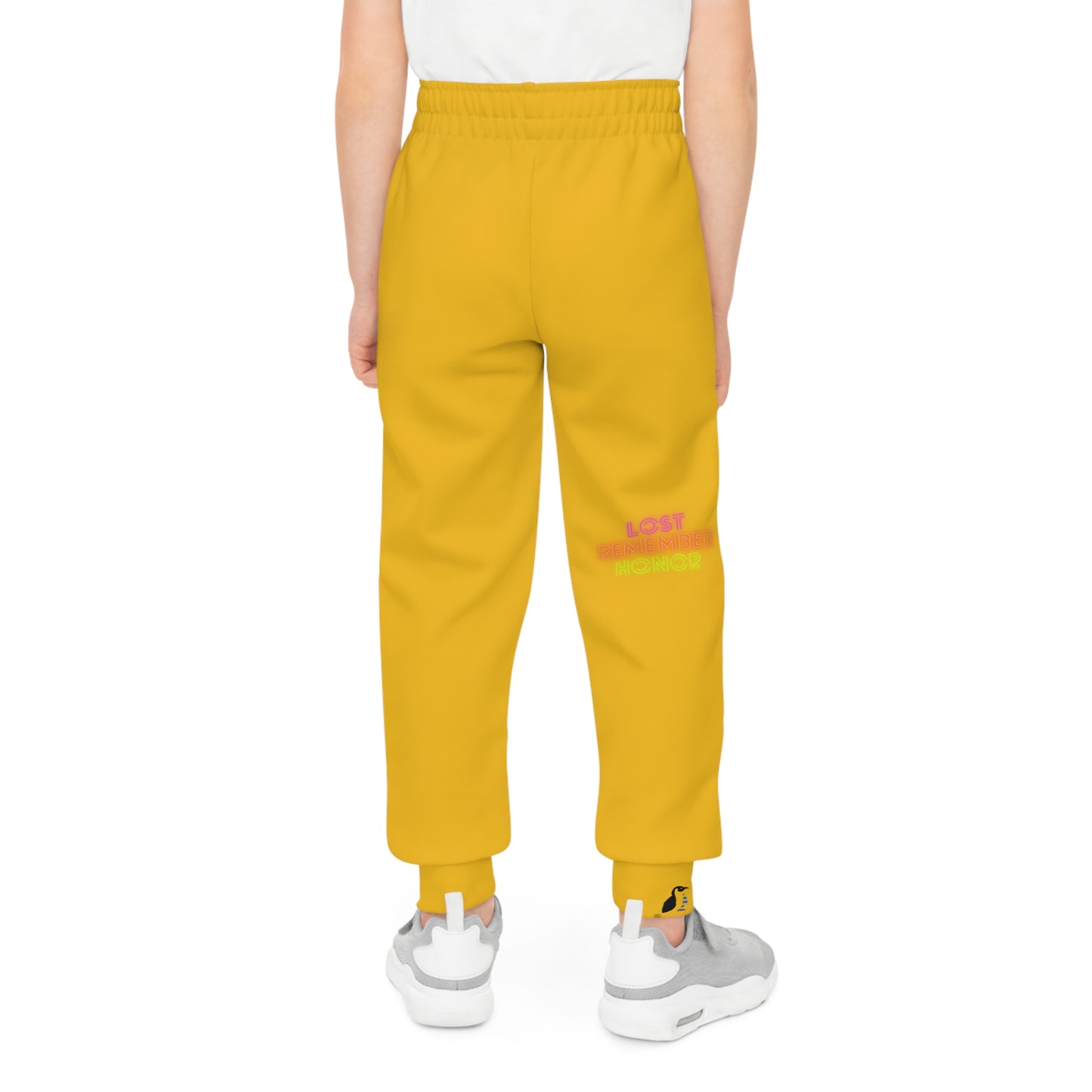 Youth Joggers: Weightlifting Yellow