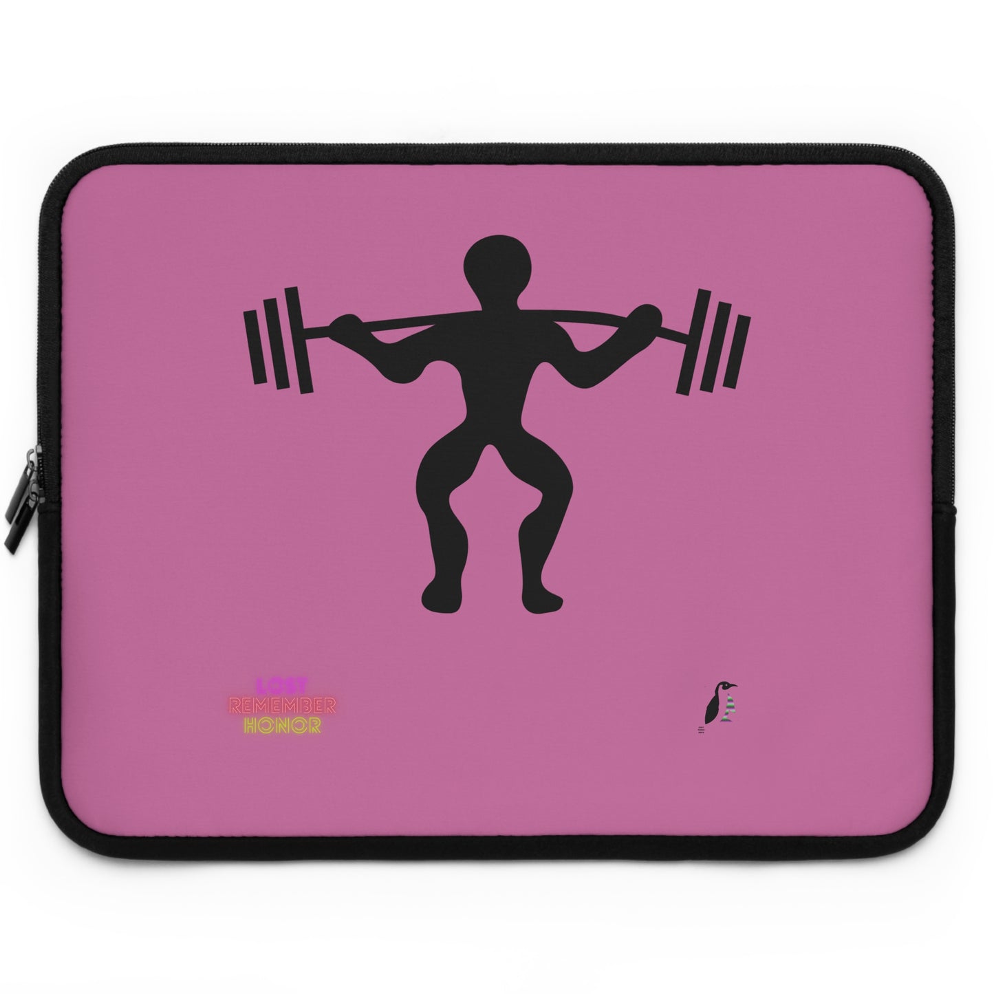 Laptop Sleeve: Weightlifting Lite Pink