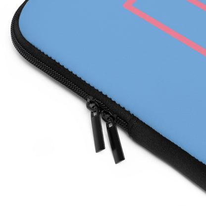 Laptop Sleeve: Fight Cancer Lite Blue