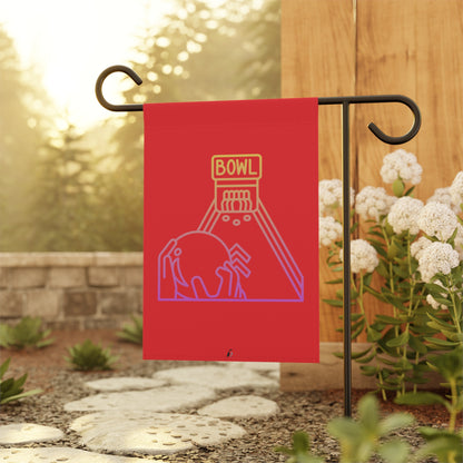 Garden & House Banner: Bowling Red