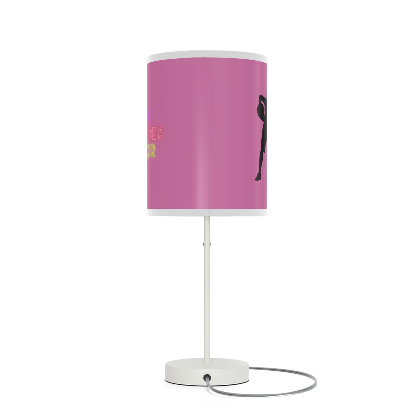 Lamp on a Stand, US|CA plug: Basketball Lite Pink