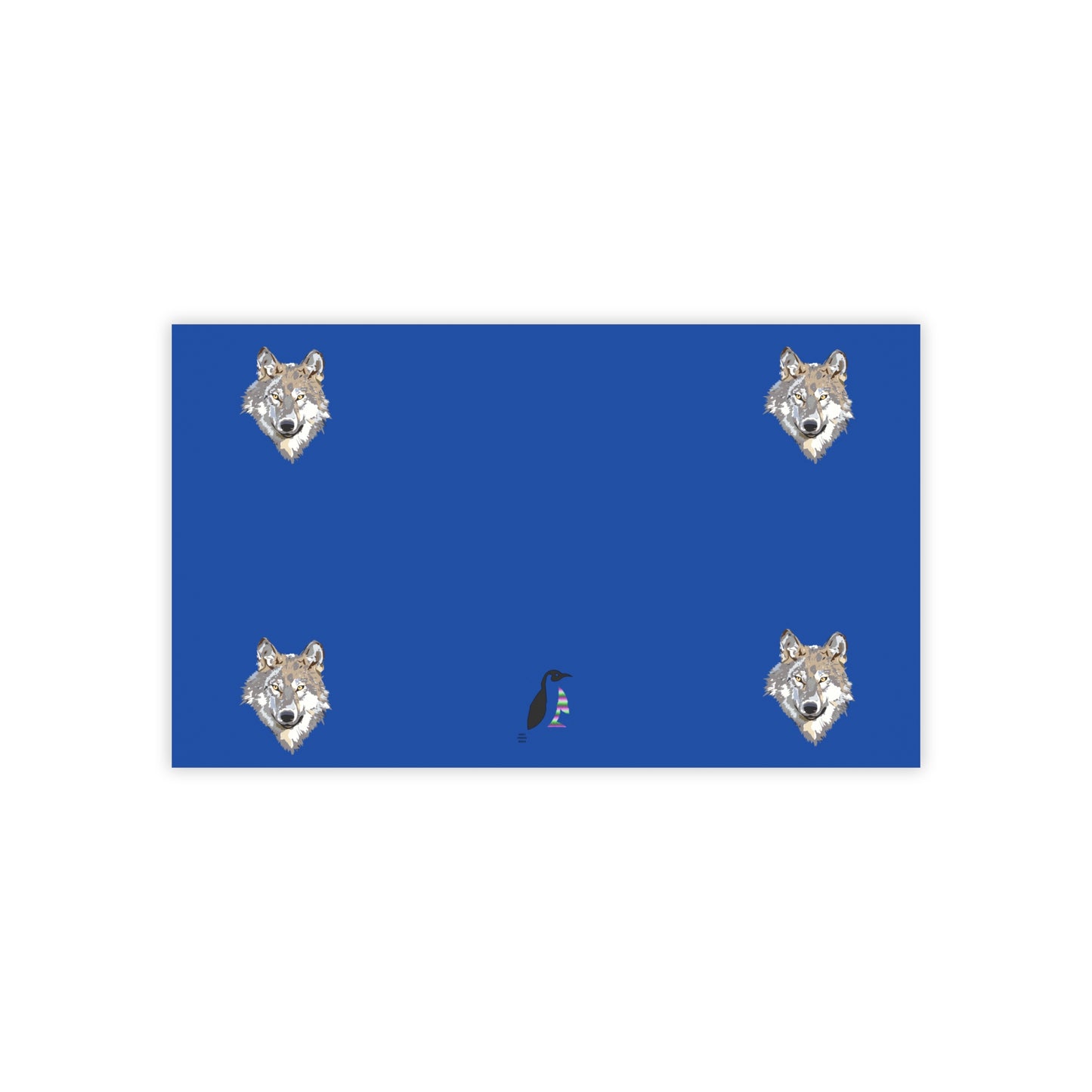 Post-it® Note Pads: Wolves Dark Blue