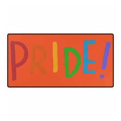 Desk Mats: LGBTQ Pride Orange