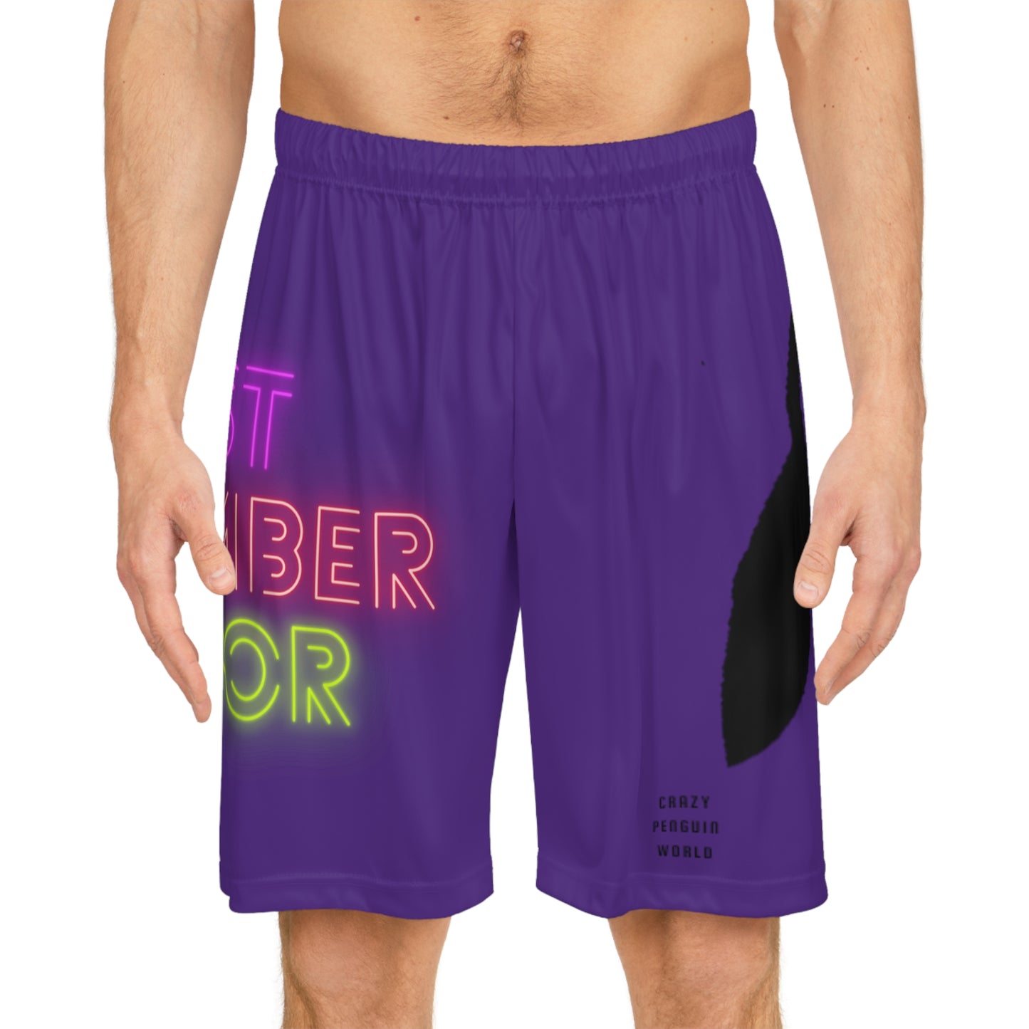 Basketball Shorts: Lost Remember Honor Purple