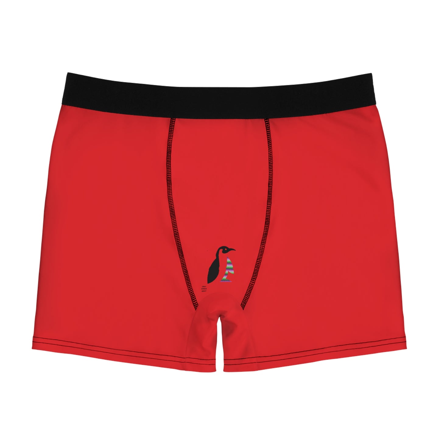 Men's Boxer Briefs: Golf Red