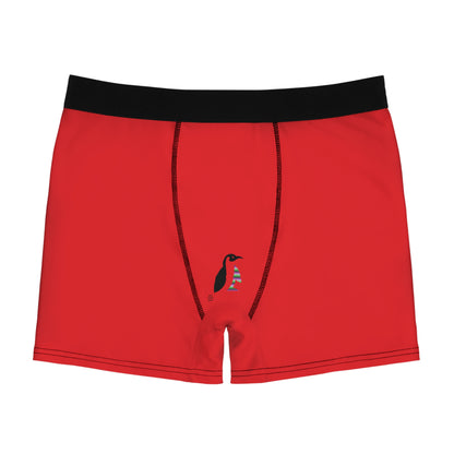 Men's Boxer Briefs: Golf Red