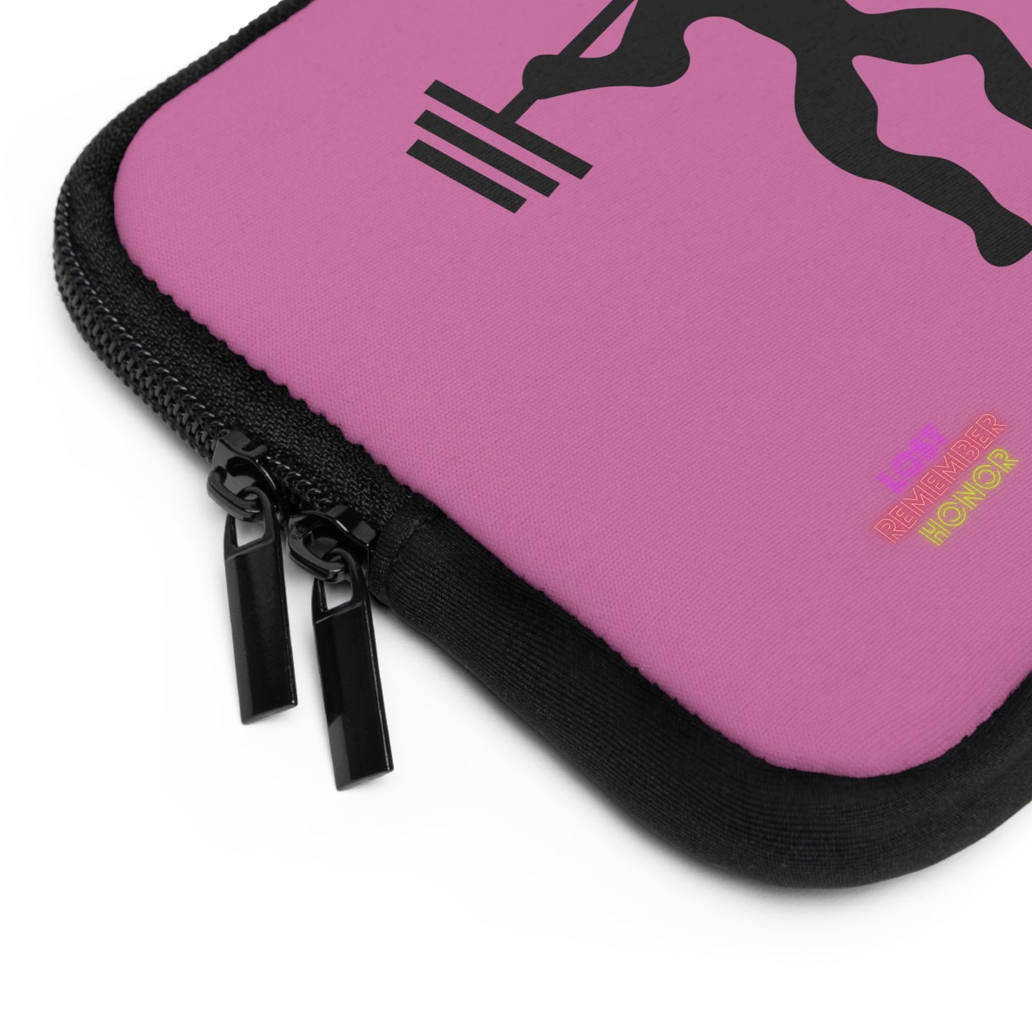 Laptop Sleeve: Weightlifting Lite Pink