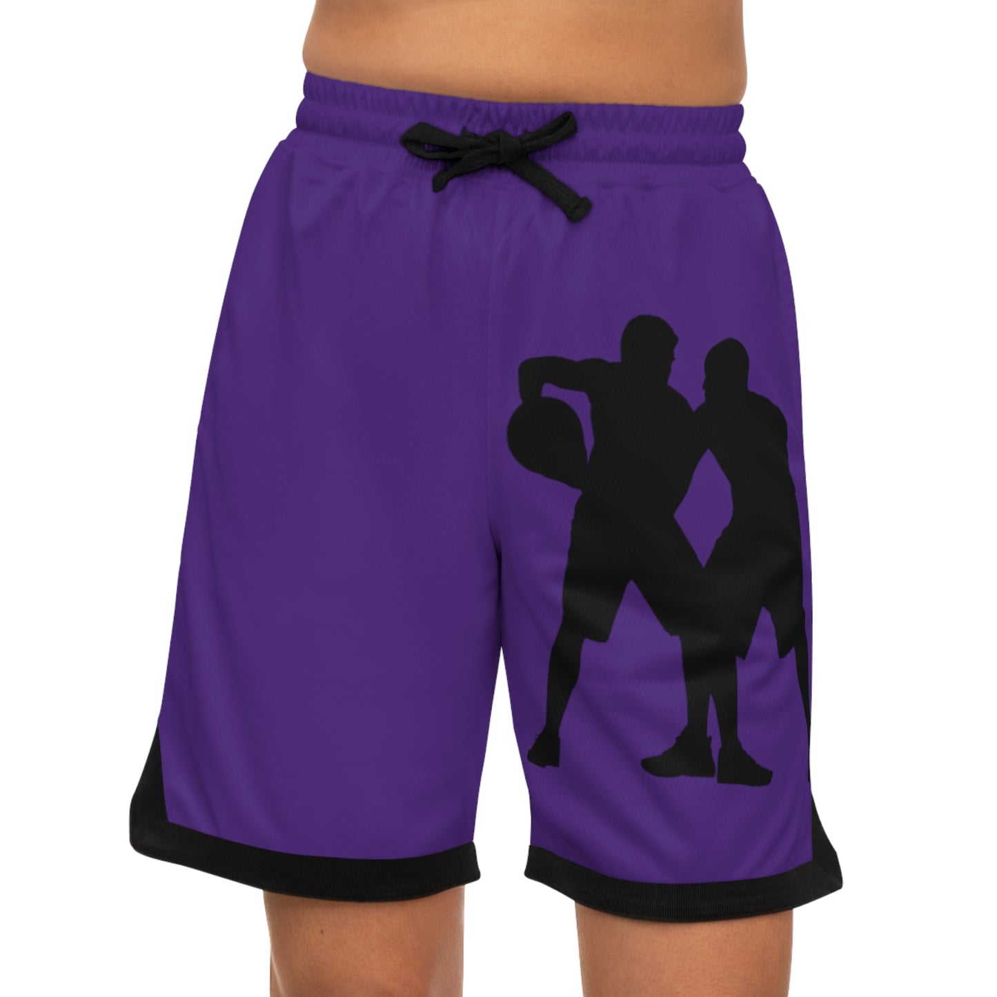 Basketball Rib Shorts: Basketball Purple