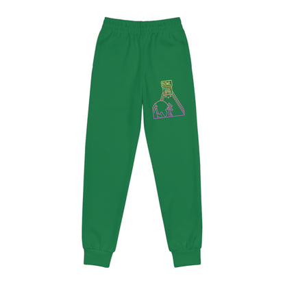 Youth Joggers: Bowling Dark Green