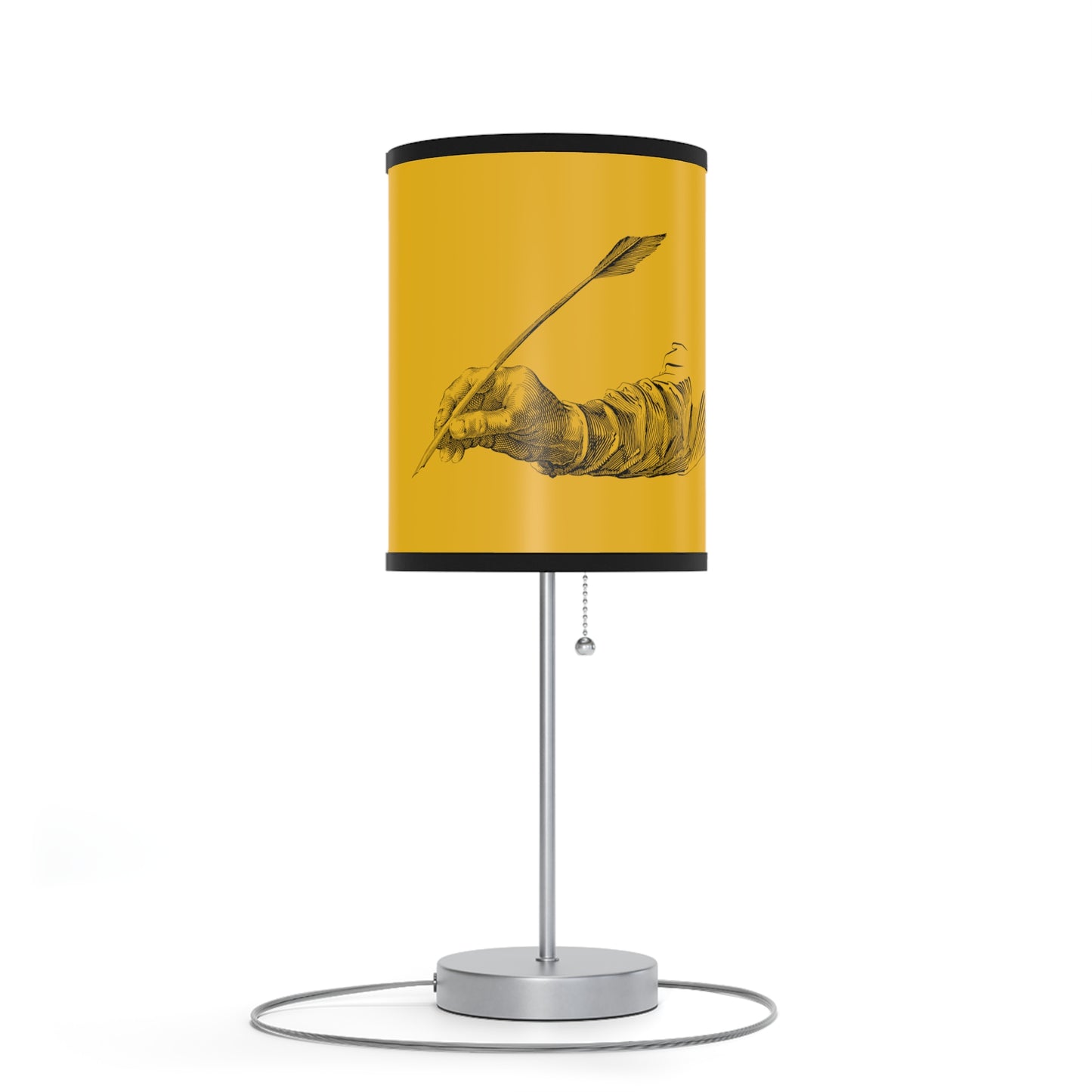 Lamp on a Stand, US|CA plug: Writing Yellow