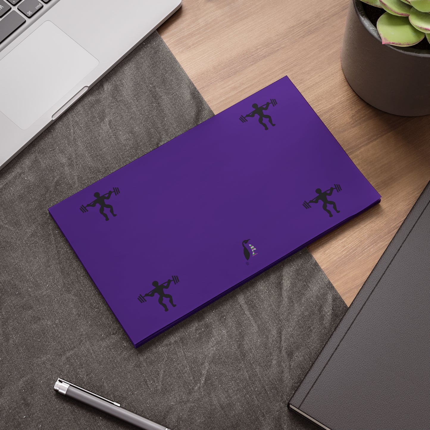 Post-it® Note Pads: Weightlifting Purple