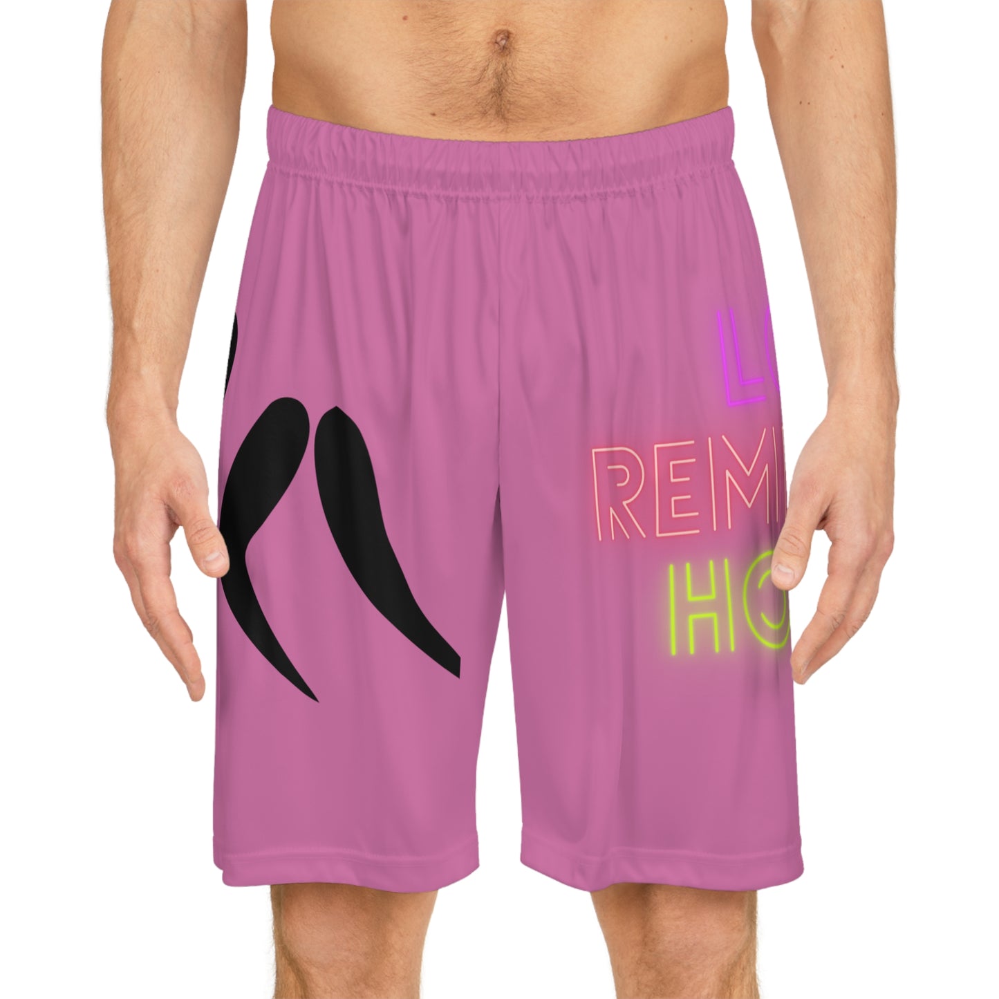 Basketball Shorts: Wrestling Lite Pink