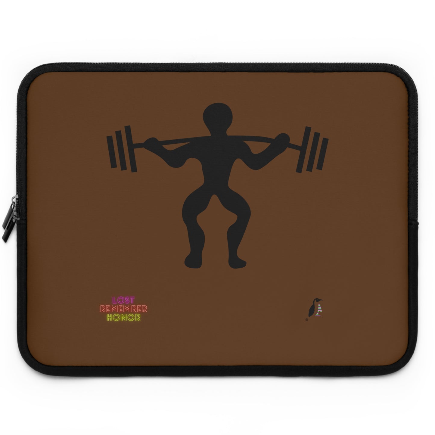 Laptop Sleeve: Weightlifting Brown