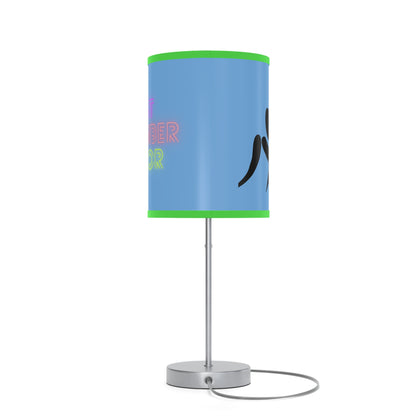 Lamp on a Stand, US|CA plug: Wrestling Lite Blue