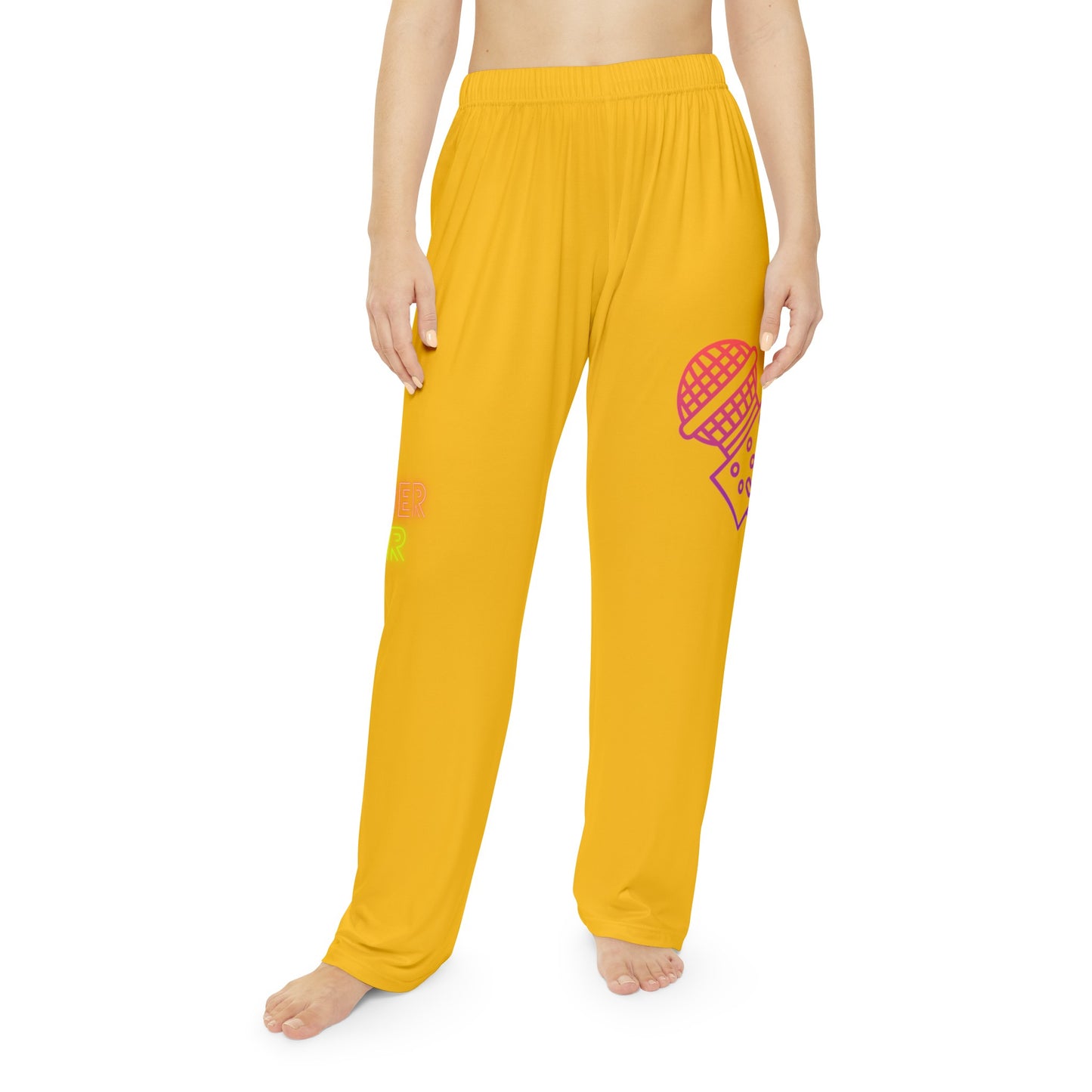 Pambabaeng Pajama Pants: Music Yellow 