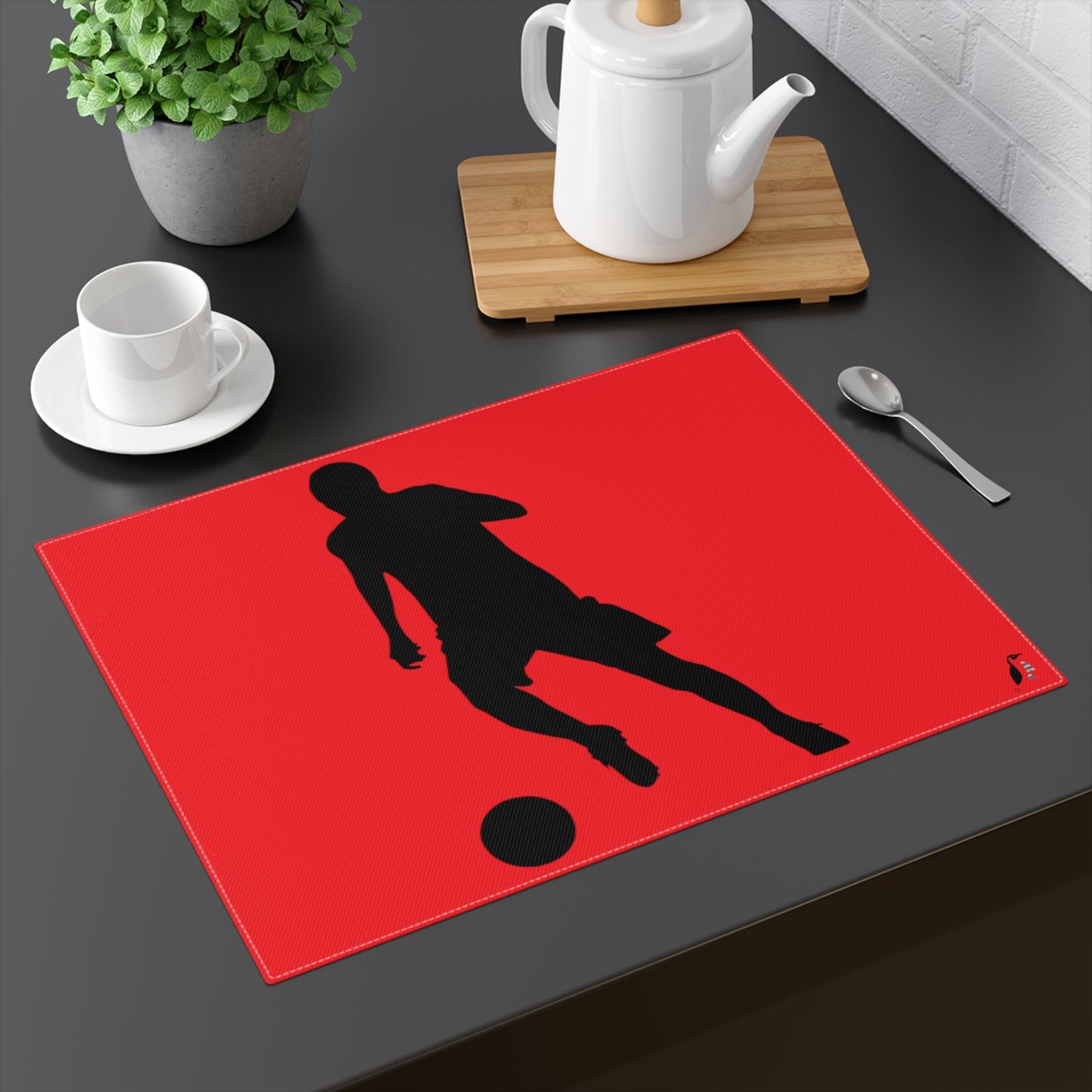 Placemat, 1pc: Soccer Red