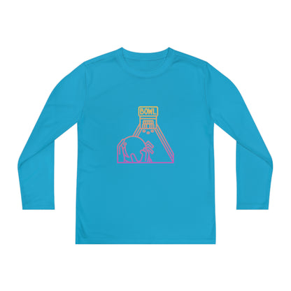 Youth Long Sleeve Competitor Tee: Bowling 