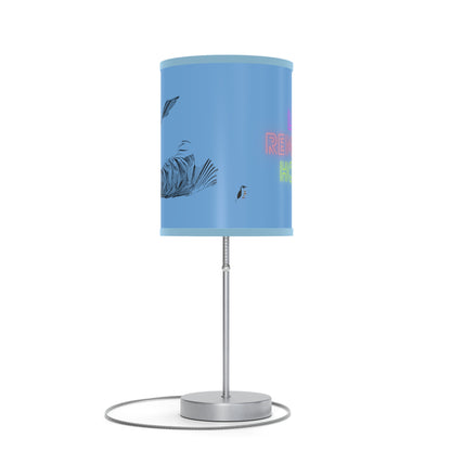 Lamp on a Stand, US|CA plug: Writing Lite Blue