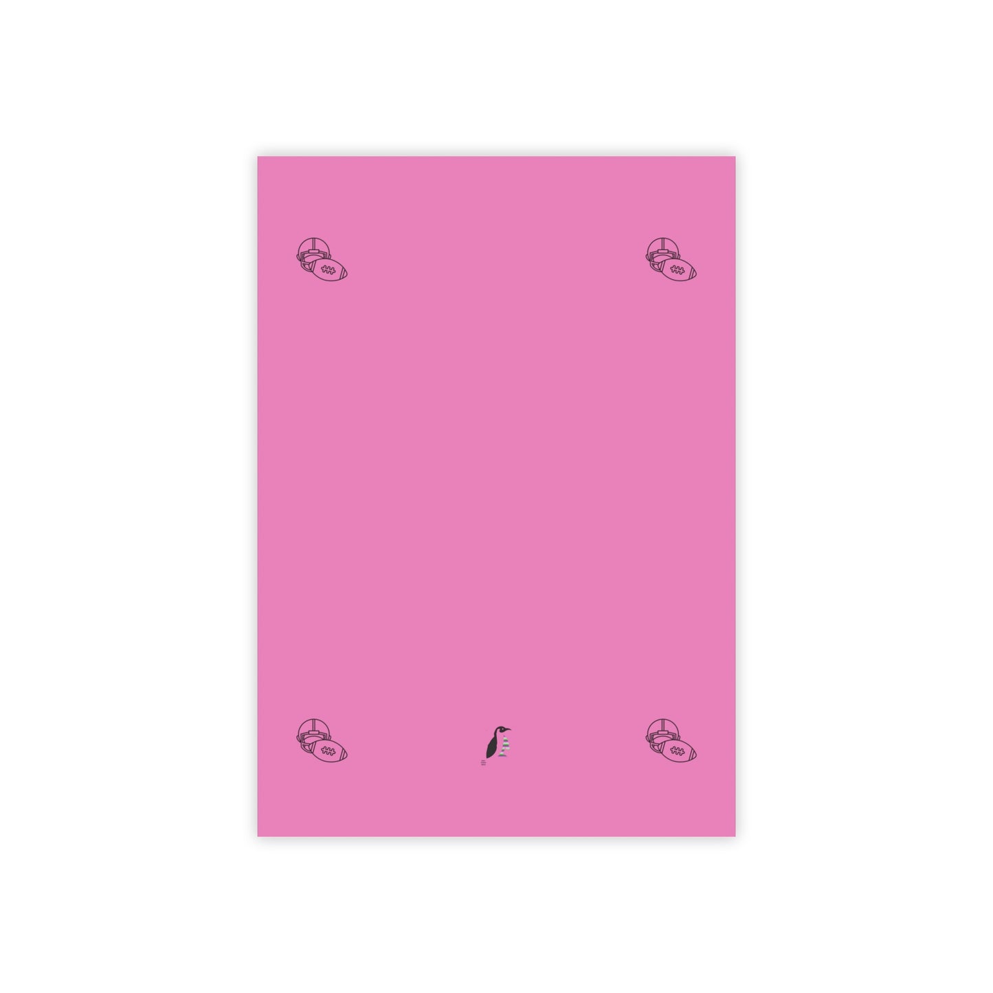 Post-it® Note Pads: Football Lite Pink