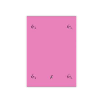 Post-it® Note Pads: Football Lite Pink