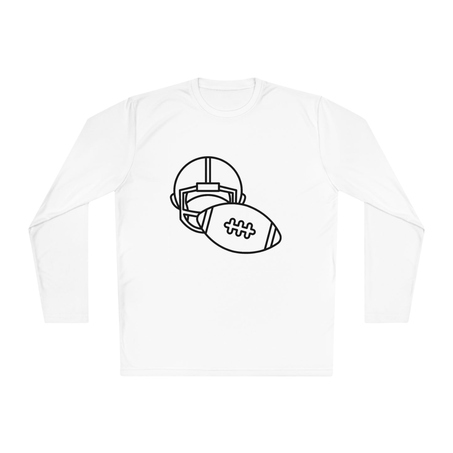 Lightweight Long Sleeve Tee: Football #1