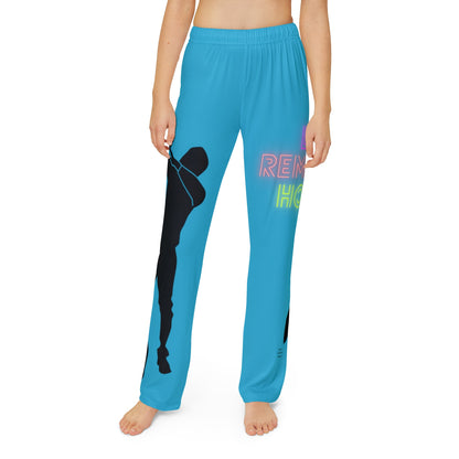 Kids Pajama Pants: Dance Turquoise