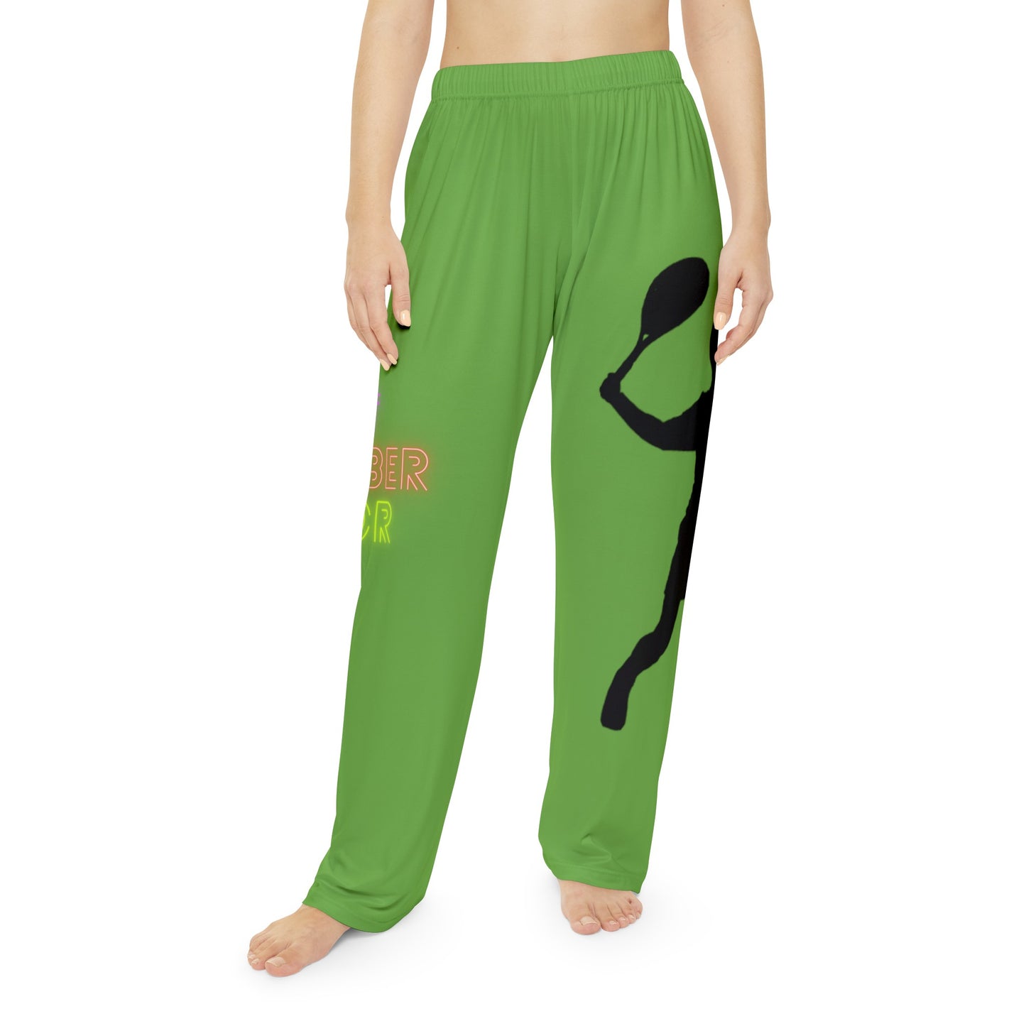 Women's Pajama Pants: Tennis Green